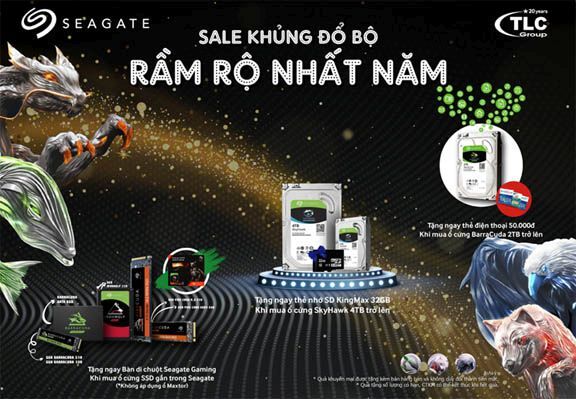 Khuyễn mại, Seagate, Thủy Linh TLC, Ổ cứng Seagate,