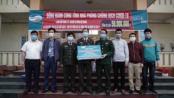 Viettel Post, virus corona, Covid-19, Sơn Lôi, khẩu trang, nước rửa tay, Hando,