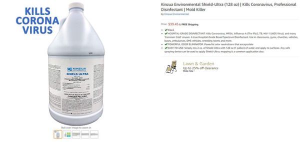 Amazon mạnh tay với sản phẩm tuyên bố sai về virus Corona mới
