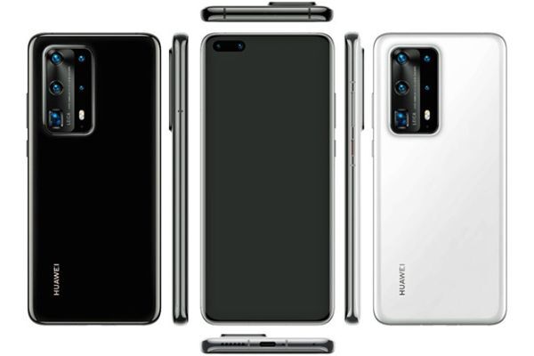 Hình ảnh kết xuất đồ họa được cho là của Huawei P40 sắp ra mắt 