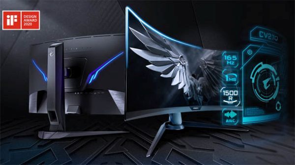 GIGABYTE AORUS CV27Q giành giải thưởng Thiết kế iF 2020