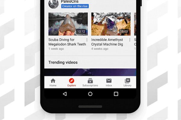 Explore sẽ thay thế cho Trending trong ứng dụng YouTube trên Android và iOS
