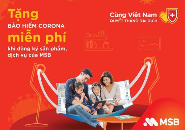 MSB tặng bảo hiểm Corona Guard và nước rửa tay miễn phí cho khách hàng