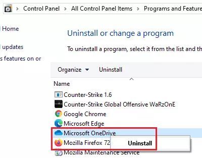 Gỡ bỏ OneDrive khỏi hệ thống 
