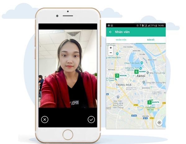 Phòng dịch Covid-19 với phần mềm chấm công bằng di động