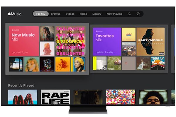 Apple Music có mặt trên Samsung Smart TV