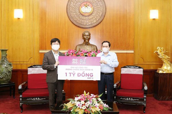 Momo, ví Momo, Covid-19, quyên góp chống Covid-19, Điều nhỏ bé vĩ đại, 