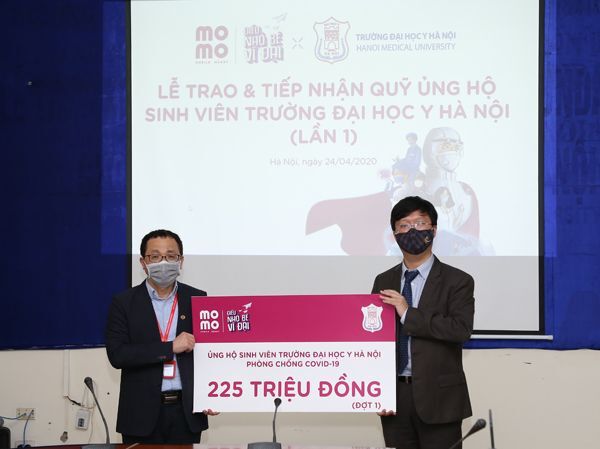 ví Momo, quyên góp chống Covid-19, Điều nhỏ bé vĩ đại, ĐH Y Hà Nội,