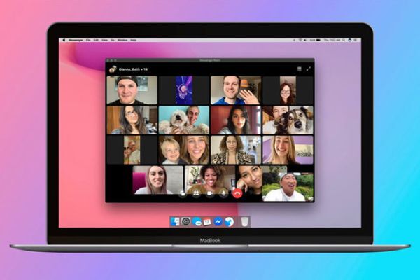 Messenger Rooms có khả năng hỗ trợ phòng họp lên đến 50 người 