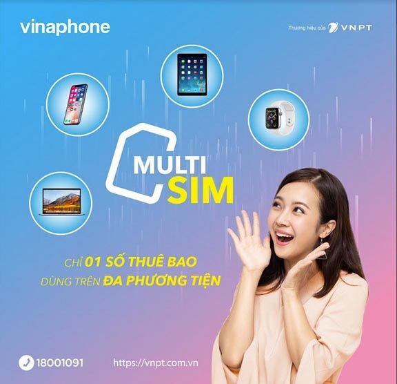 VinaPhone tung ra MultiSIM cho phép một thuê bao dùng trên nhiều thiết bị