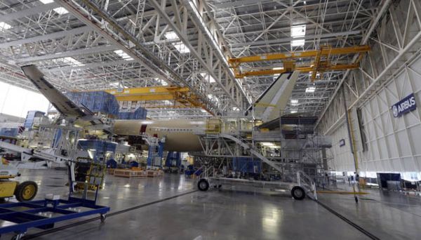 nhà máy của Airbus tại Toulouse, Pháp
