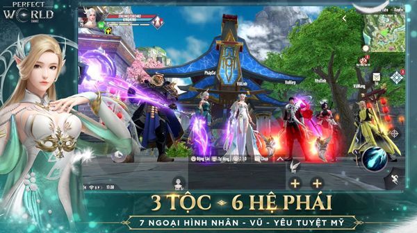 game mobile, đồ họa 3D, Perfect World VNG, Perfect World Mobile, Thế giới hoàn mỹ, 