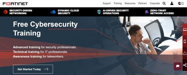 Fortinet, an ninh mạng, đào tạo trực tuyến, 