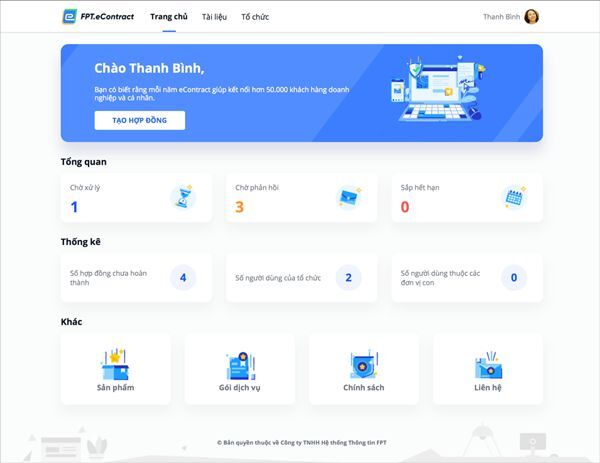 FPT, chuyển đổi số, hợp đồng điện tử, FPT.eContract