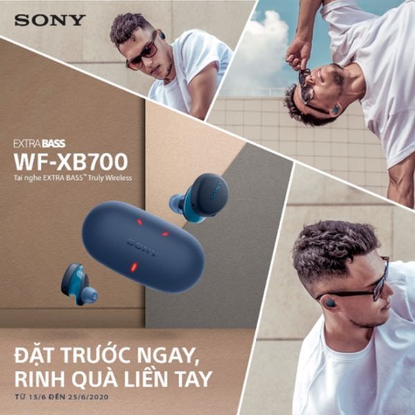 Sony giới thiệu mẫu tai nghe Truly Wireless WF-XB700, cùng chương trình ưu đãi khi đặt mua trước sản phẩm