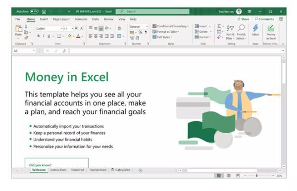 Money trong Excel hiện chỉ hỗ trợ người dùng tại Mỹ