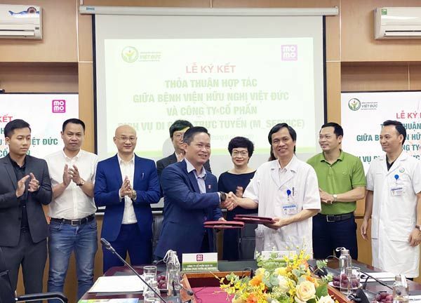  Momo, Ví điện tử Momo, thanh toán không tiền mặt, BV Hữu nghị Việt Đức, thanh toán viện phí,