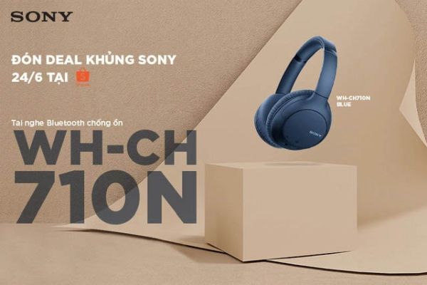 Tai nghe Bluetooth chống ồn Sony WH-CH710N lên kệ tại Việt Nam, giá 3,49 triệu đồng