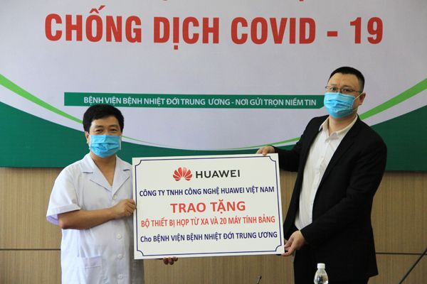 Huawei Việt Nam, Covid-19, BV Bệnh Nhiệt đới T.Ư, MediaPad M5 Lite,