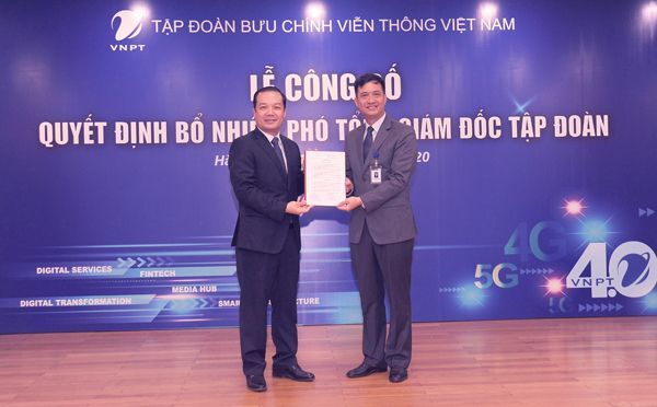 VNPT, nhân sự cấp cao, Nguyễn Nam Long, Phó Tổng giám đốc VNPT, Nguyễn Đình Danh,
