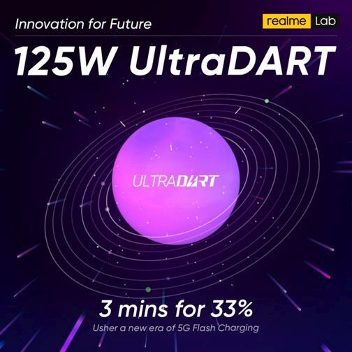 Realme trình làng sạc siêu nhanh 125W UltraDART