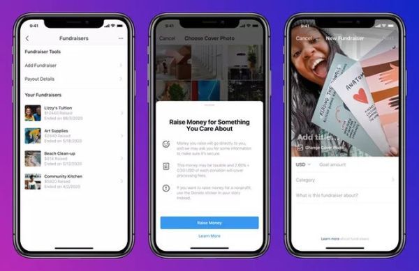 Instagram tung ra công cụ mới giúp gây quỹ cá nhân