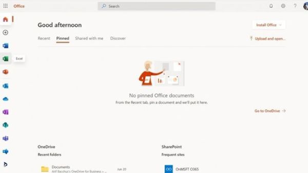 Microsoft làm mới giao diện Office.com