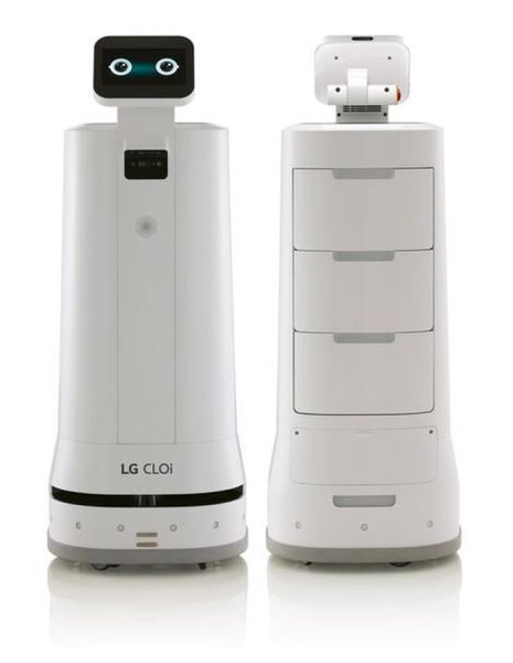 LG triển khai robot dịch vụ đến bệnh viện và các nhà hàng