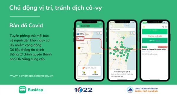 BusMap ra mắt bản đồ dịch tễ bệnh nhân Covid-19