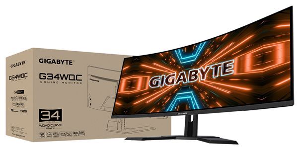 GIGABYTE trình làng màn hình chơi game siêu rộng đầu tiên G34WQC