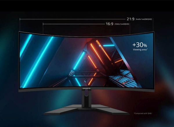 GIGABYTE trình làng màn hình chơi game siêu rộng đầu tiên G34WQC