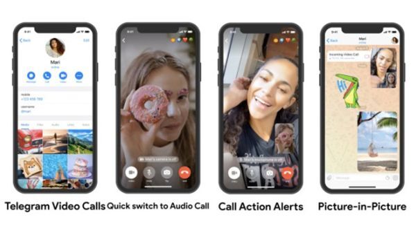Telegram cho Android và iOS hỗ trợ thoại video một đối một