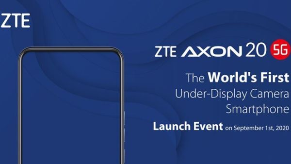 ZTE Axon 20 5G sẽ có camera dưới màn hình