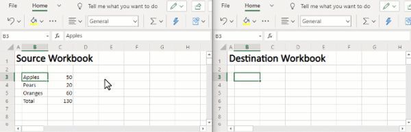 Người dùng đã có thể liên kết các bảng tính với nhau trên Excel web