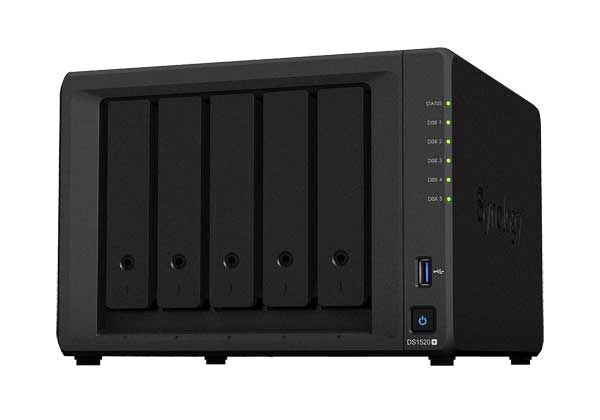 Synology, thiết bị NAS, thiết bị lưu trữ dữ liệu, DiskStation DS1520+, DS1520+,