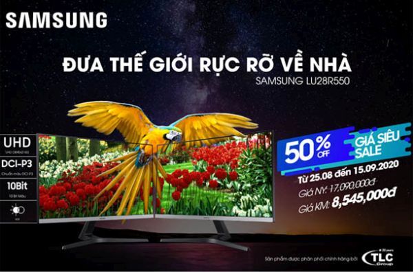 Samsung 28UR55 - màn hình máy tính dành riêng cho giới thiết kế