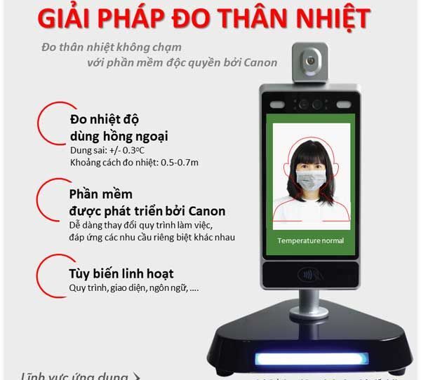 Canon ra mắt giải pháp đo thân nhiệt không chạm giúp phòng ngừa Covid-19