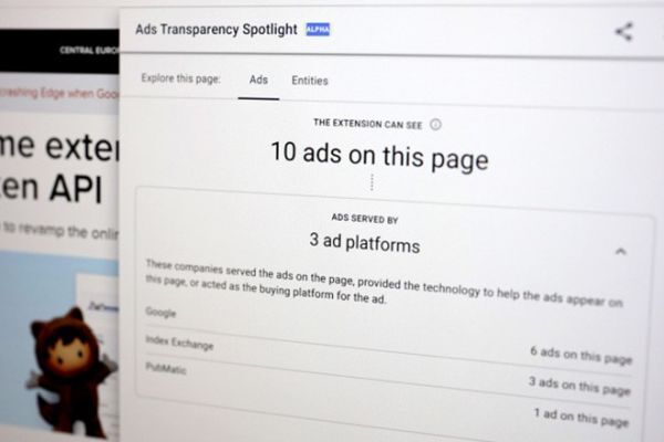 Ads Transparency Spotlight hiện được cung cấp ở dạng Alpha