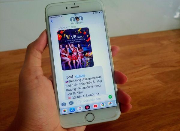 Tin nhắn rác cá cược, bài bạc làm phiền người dùng iMessage