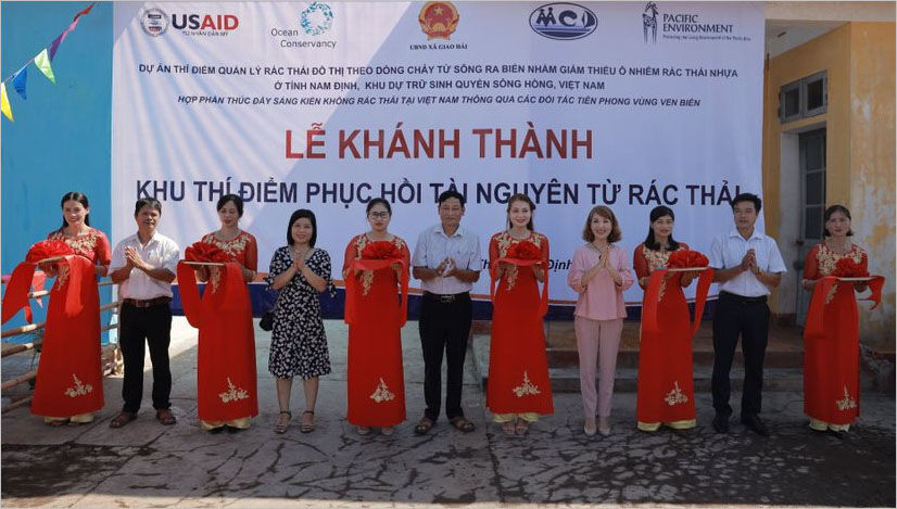 Khánh thành Khu thí điểm phục hồi tài nguyên từ rác thải (MRF)