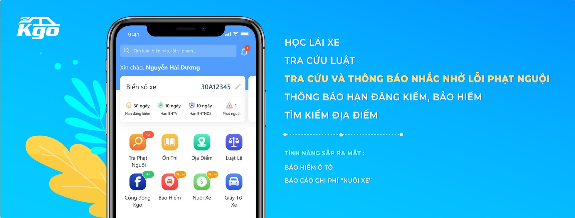 Kgo - ứng dụng giúp bạn lái xe đơn giản và dễ dàng hơn