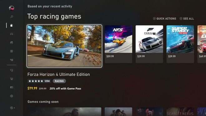 Trải nghiệm Microsoft Store mới cho Xbox sẽ nhanh và dễ dàng hơn