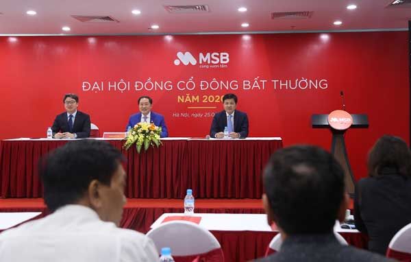 MSB Đại hội cổ đông bất thường, bầu ông Nguyễn Hoàng Linh làm thành viên HĐQT