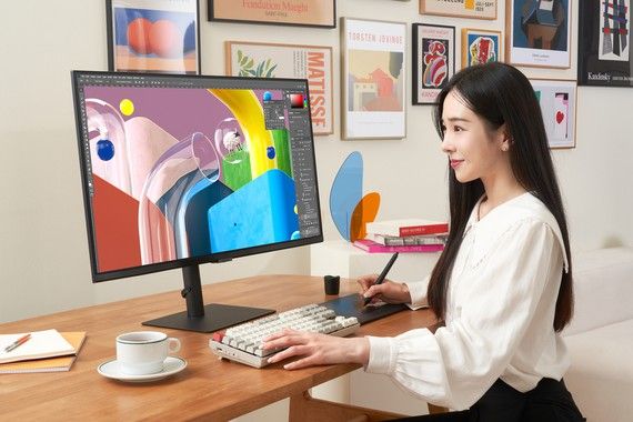 Samsung ra mắt màn hình ViewFinity S8 dành cho chuyên gia sáng tạo nội dung
