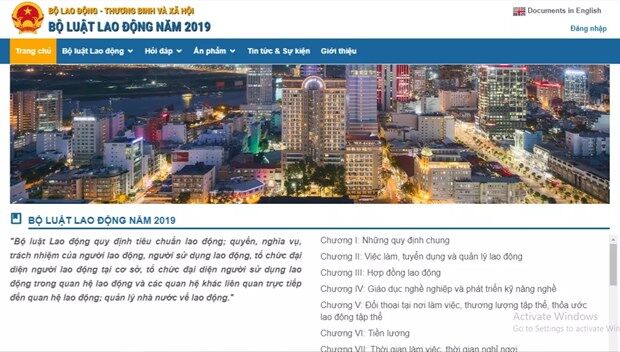 Khai trương trang tin điện tử hướng dẫn thực thi Bộ luật Lao động