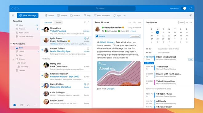 Outlook trong tương lai sẽ là một ứng dụng web tiến bộ đa nền tảng