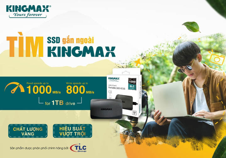 Ra mắt siêu phẩm SSD gắn ngoài Kingmax KE35