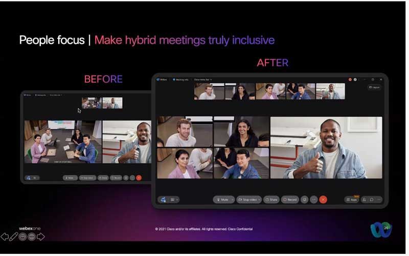 Cisco bổ sung hơn 1.000 tính năng mới cho Webex trong 12 tháng qua