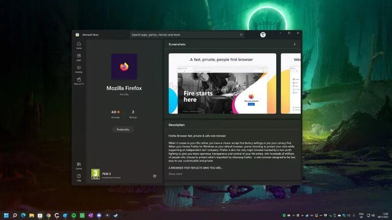 Mozilla Firefox cập bến Microsoft Store cho Windows 10 và 11