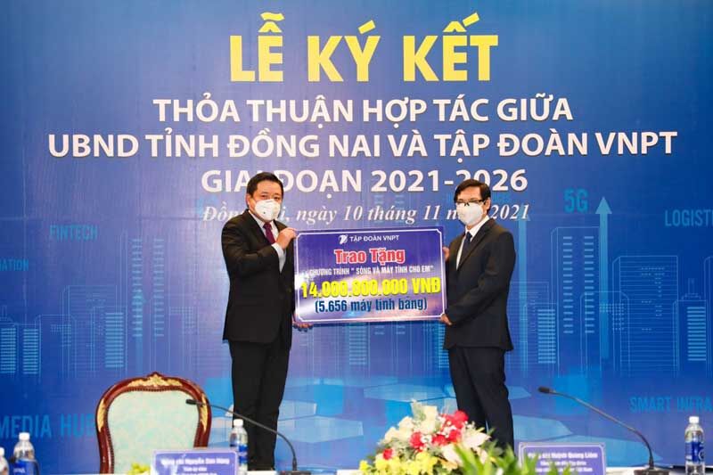 VNPT khởi động “Sóng và máy tính cho em” tại Đồng Nai và Long An